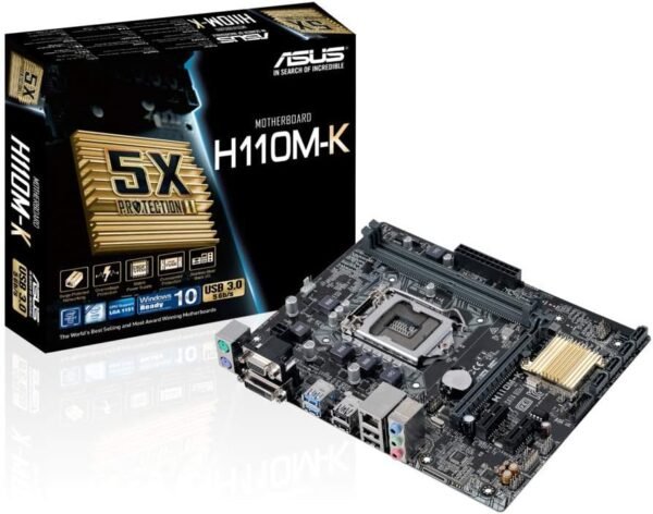61-5l7zqyPL._AC_SL1000_ ASUS H110M-K Micro ATX Motherboard Review Perfect for Budget-Friendly PC Builds