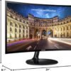 61TaUOmAxL._AC_SL1016_ SAMSUNG 24 Inch Curved Monitor LC24F390FHNXZA Review Full HD Display for Gaming and Work