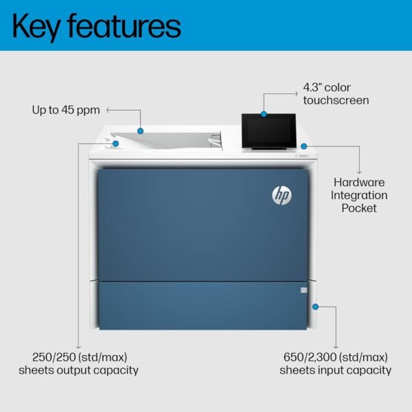 61vw1MXj4YL._AC_SL1500_-1 HP Color Laserjet Enterprise 5700dn Printer, Best for Business (6QN28A)