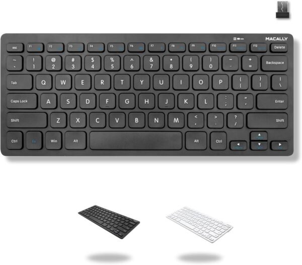 715ReY0AzbL._AC_SL1500_ Review of Macally Small Wireless Keyboard Compact and Ergonomic for Laptop and PC