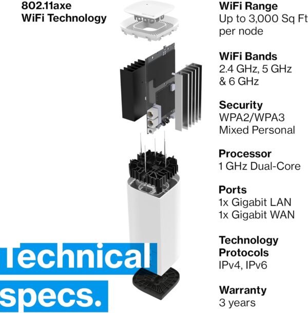 71QLJnYYxL._AC_SL1500_ Linksys Velop Pro 6E WiFi Mesh System Review Best for Whole Home Coverage
