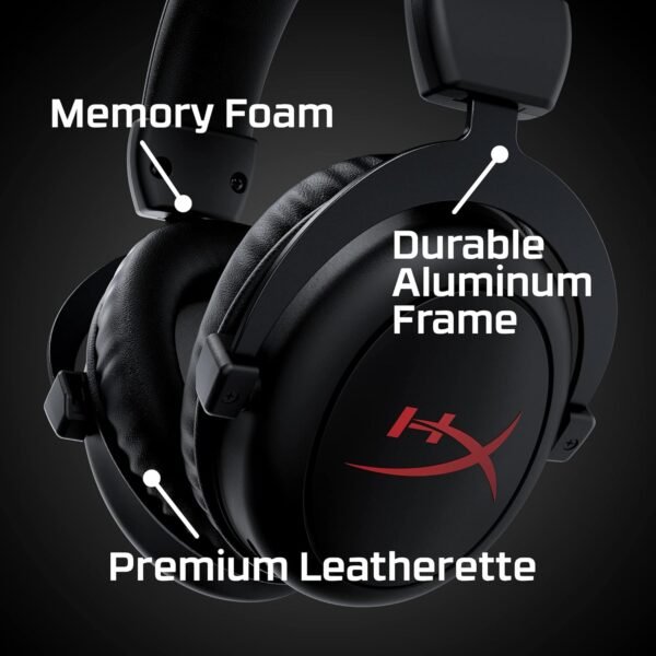 71XUCiShZIL._AC_SL1500_ HyperX Cloud Core Wireless Gaming Headset Review Comfort, Durability, and Immersive Audio Unveiled