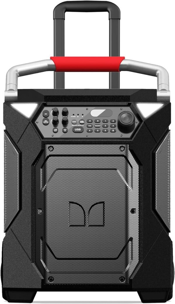 71aWoubTW5L._AC_SL1500_ Monster Rockin' Roller 360 Bluetooth Speaker review 240W sound and 100-hour playtime