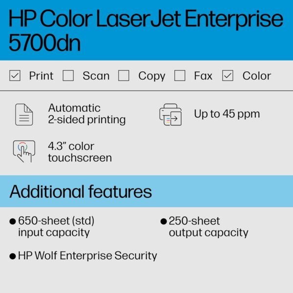 71cNpvqnHoL._AC_SL1500_-1 HP Color Laserjet Enterprise 5700dn Printer, Best for Business (6QN28A)