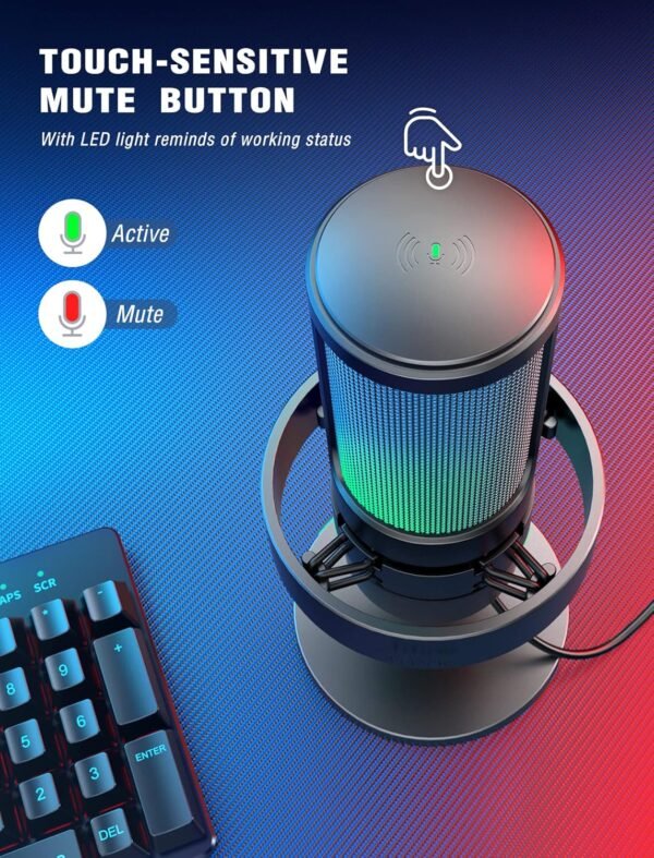 81CTGX3r2L._AC_SL1500_-1 FIFINE Gaming Microphone A8 Review USB PC Mic with RGB and Clear Sound