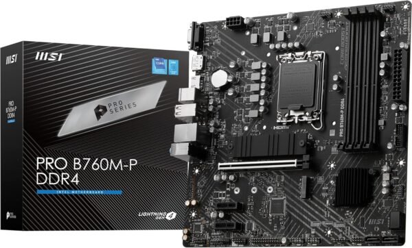 81RIHQWym4L._AC_SL1500_ MSI PRO B760M-P DDR4 Motherboard Review Unveils Exceptional Performance and Versatile Features