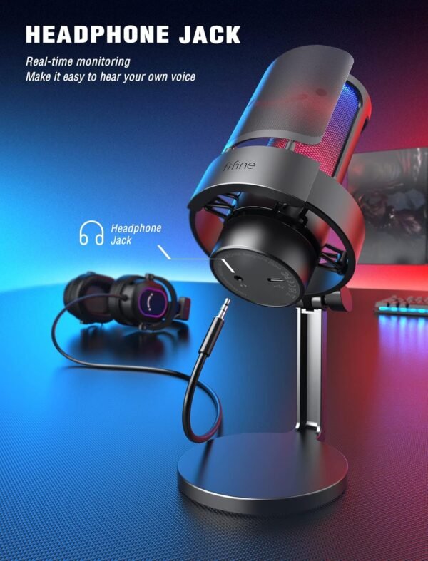 81iCMVuF9L._AC_SL1500_-1 FIFINE Gaming Microphone A8 Review USB PC Mic with RGB and Clear Sound